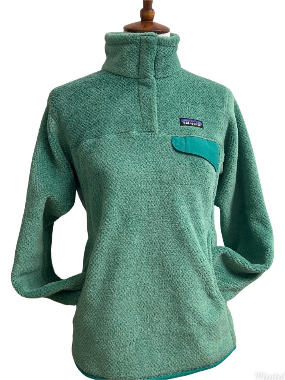 Patagonia Re-Tool Snap T Teal Fleece Pullover  M